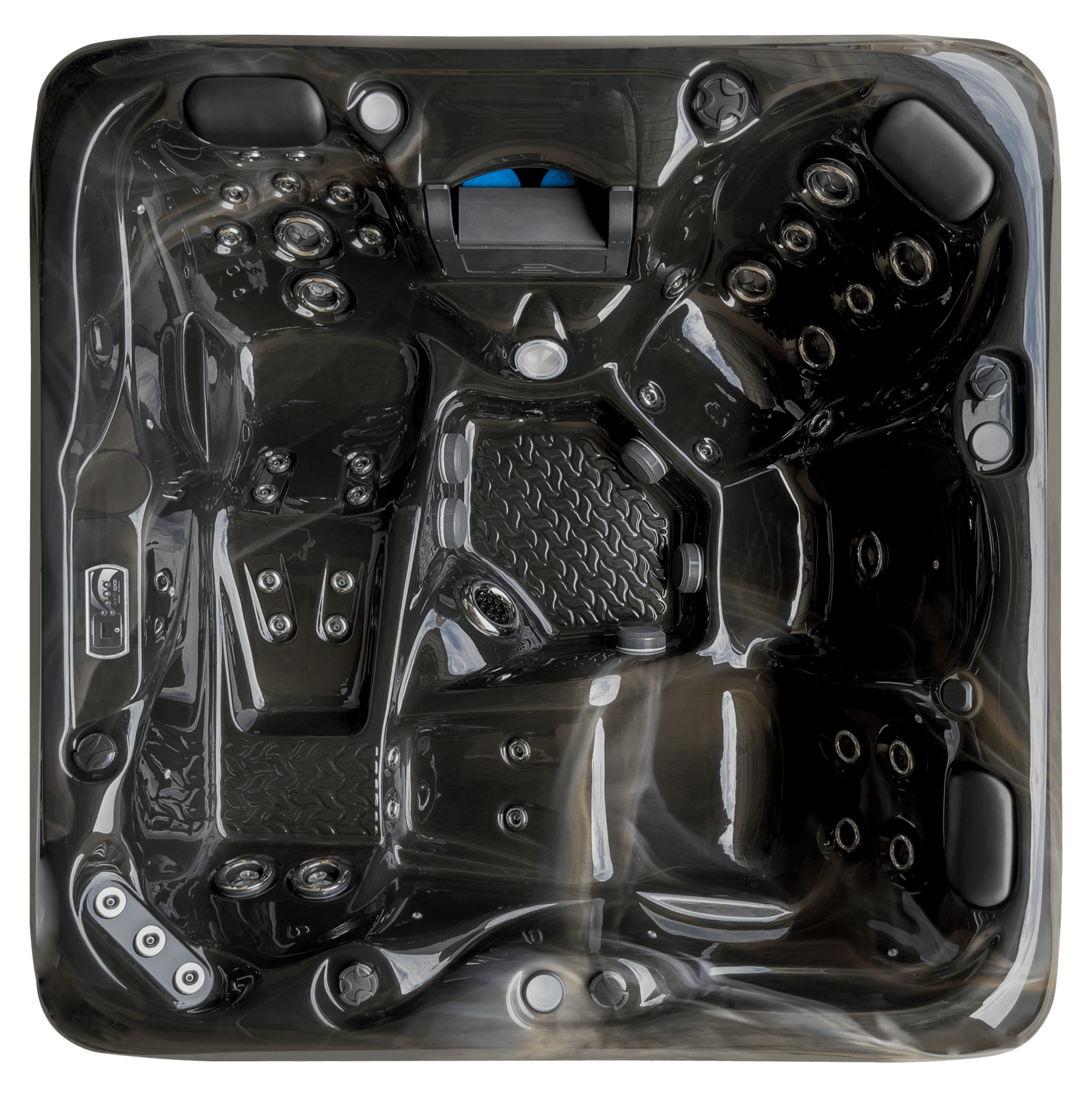 Earth Spas Uluru II hot tub in Espresso finish